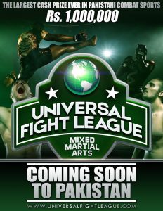 universal fight league coming soon to pakistan