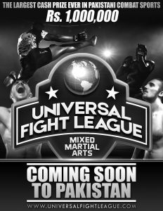 universal fight league coming soon to pakistan