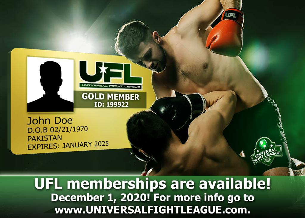 universal fight league membership are available