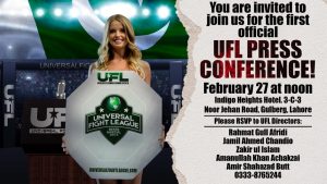 ufl press conference in lahore february 27