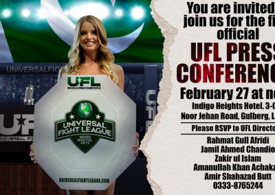 ufl press conference in lahore february 27