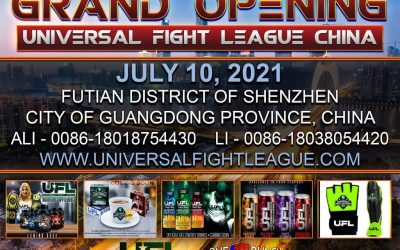 UNIVERSAL FIGHT LEAGUE CHINA GRAND OPENING TO BE HELD ON JULY 10, 2021
