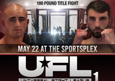 John Garbarino vs Rob Sousa in 180 Pound Title Fight on May 22 at The SportsFlex