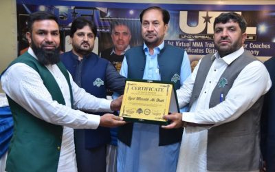 Virtual MMA Training for Pakistani Coaches Concluded on July 11, 2021 in Islamabad