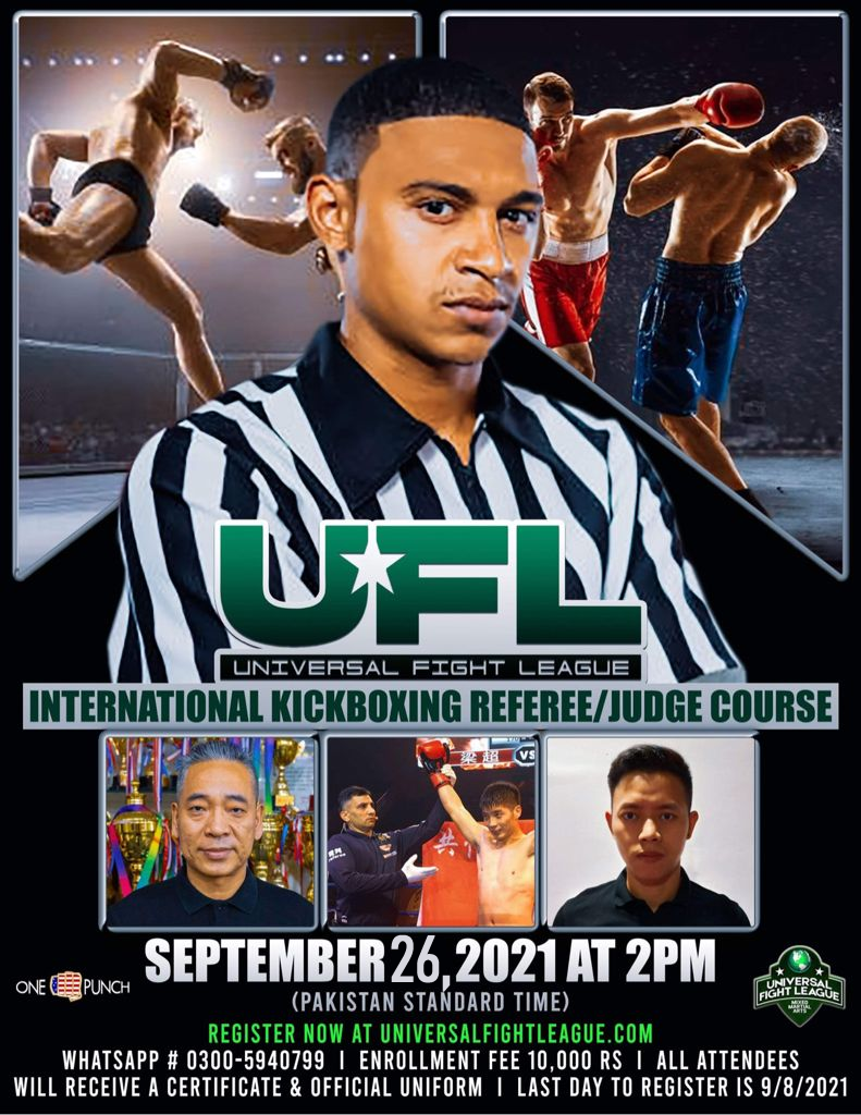 UFL International Kickboxing Referee Judge Course